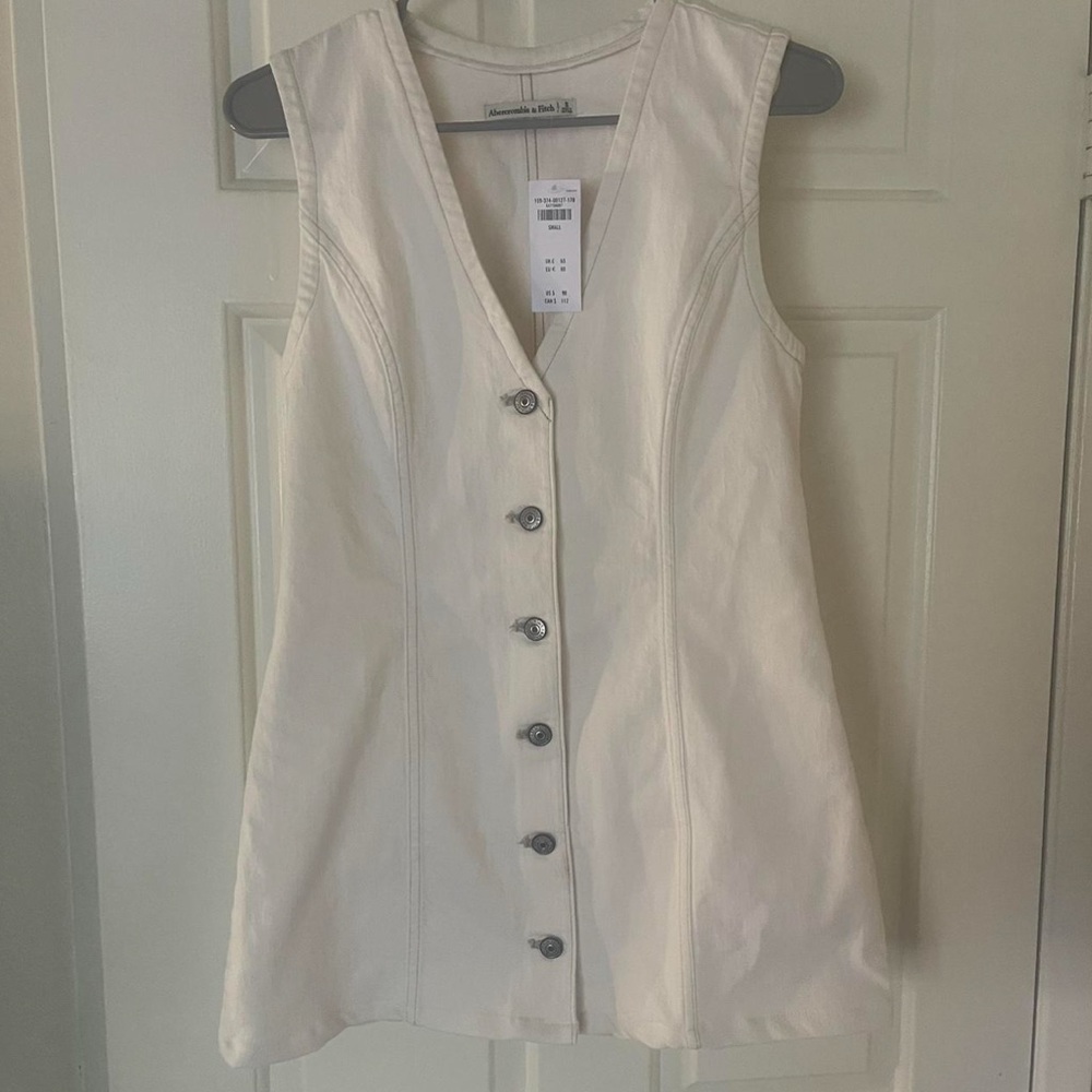 A&F Denim Button-Down Dress